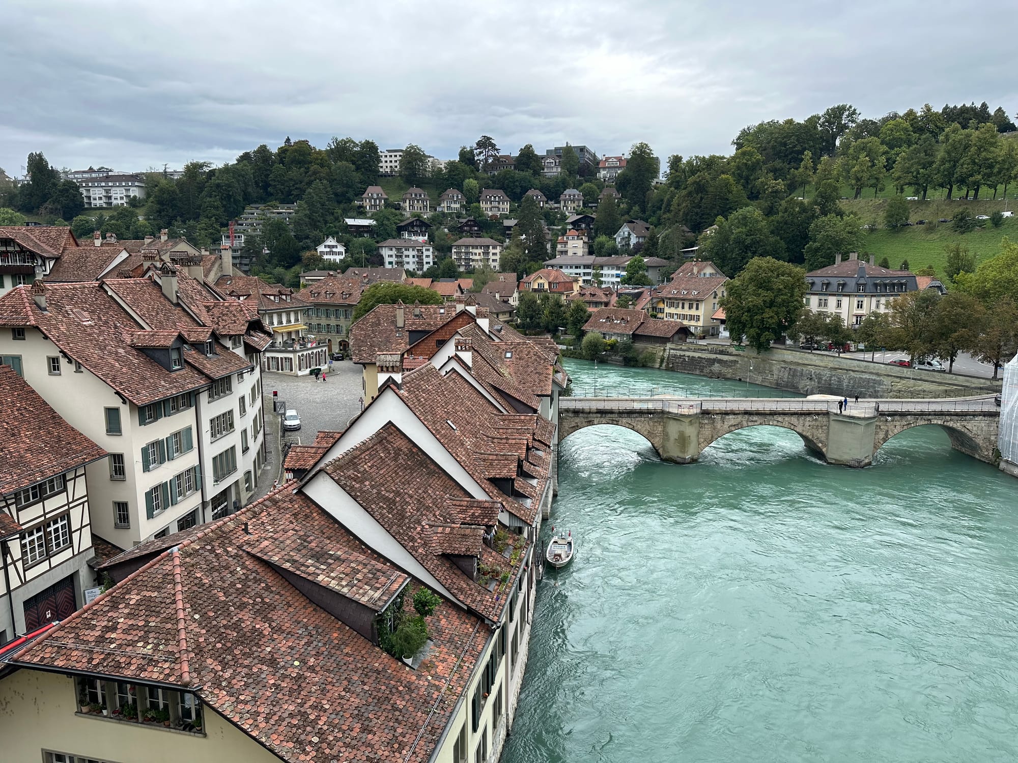 Bern old town and river view, Switzerland