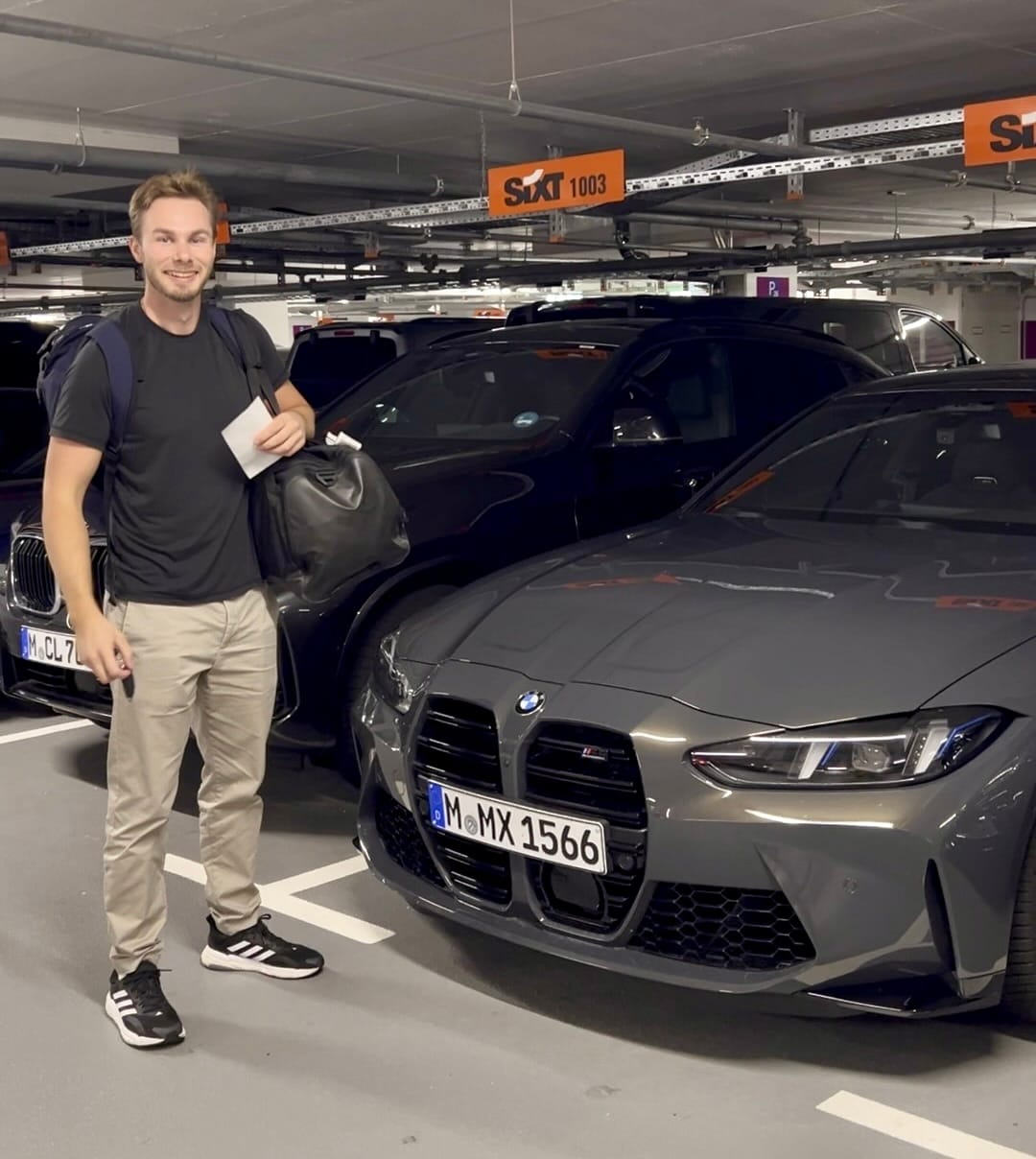 Renting the BMW M4 Competition at Sixt Munich Germany