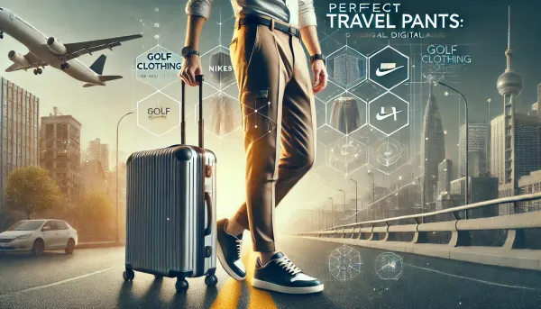 Golf pants can be the ideal travel pants for digital nomads